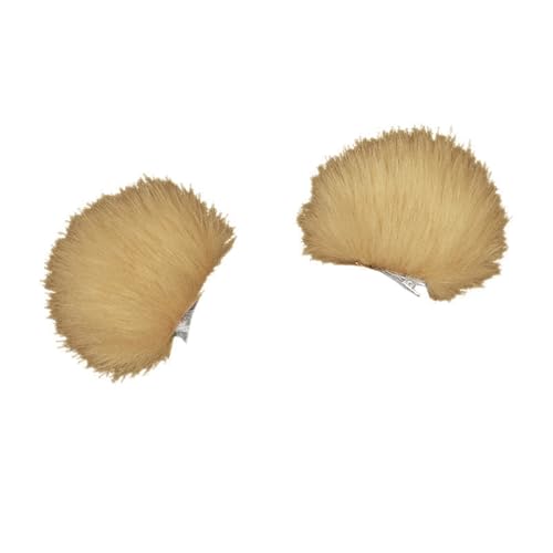 Fcnjsao Pelzige Plüschbärenohr Hair Clip Für Themenereignisse Anime Ohrhaarklammel Cosplay Kostümprops Maid Dressing Side Barrettes von Fcnjsao