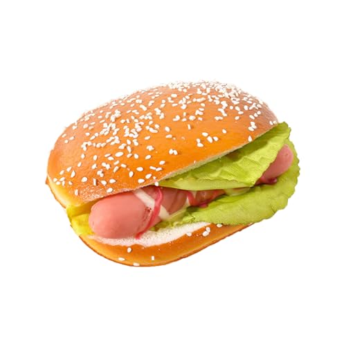 Fcnjsao Simulierte Hamburger-Brotmodelle, Restaurant-Display, Requisiten, Lebensmittelmodell, ideal für pädagogische Demonstrationen und Zuhause Fcnjsao Simulierte Hamburger-Brotmodelle, Restaurant-Display, Requisiten, Lebensmittelmodell, ideal für pädagogische Demonstrationen und Zuhause von Fcnjsao