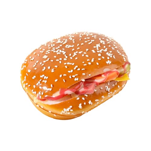Fcnjsao Simulierte Hamburger-Brotmodelle, Restaurant-Display, Requisiten, Lebensmittelmodell, ideal für pädagogische Demonstrationen und Zuhause Fcnjsao Simulierte Hamburger-Brotmodelle, Restaurant-Display, Requisiten, Lebensmittelmodell, ideal für pädagogische Demonstrationen und Zuhause von Fcnjsao