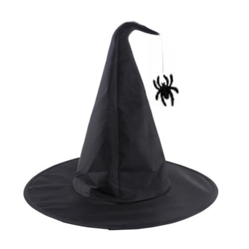 Fcnjsao Spinnen Charm Hexenhut Halloween Kostüm Zubehör Für Halloween Party Spinnen Kopfbedeckung Für Maskerade von Fcnjsao