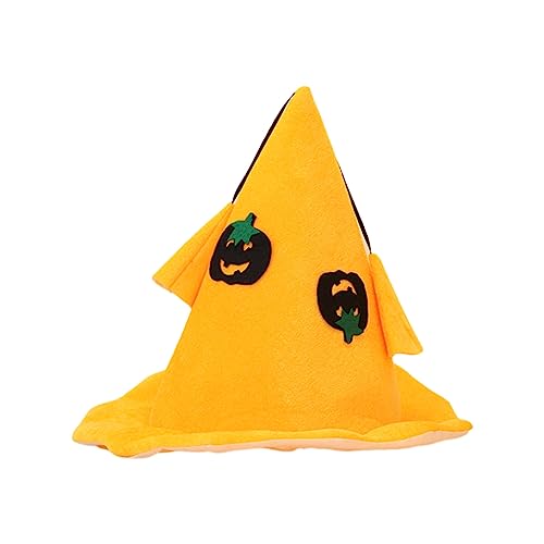 Fcnjsao Unisex Halloween Schirmmütze Kürbis Hut Gelb Zauberer Hut Männer Frauen Party Kopfbedeckung Cosplay Festivals Party Requisiten Fcnjsao Unisex Halloween Schirmmütze Kürbis Hut Gelb Zauberer Hut Männer Frauen Party Kopfbedeckung Cosplay Festivals Party Requisiten von Fcnjsao