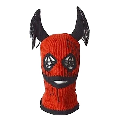 Fcnjsao Warmer Strickpullover für Damen, Erwachsene, 3 Löcher, Unisex, Halloween-Hut, Party-Requisiten Fcnjsao Warmer Strickpullover für Damen, Erwachsene, 3 Löcher, Unisex, Halloween-Hut, Party-Requisiten von Fcnjsao