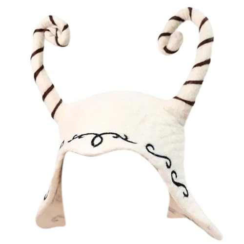 Fcnjsao Zauberhafte Wollhüte Pilzkostüm Accessoire Für Halloween Party Einzigartige 3D Hornhut Modezubehör Fcnjsao Zauberhafte Wollhüte Pilzkostüm Accessoire Für Halloween Party Einzigartige 3D Hornhut Modezubehör von Fcnjsao