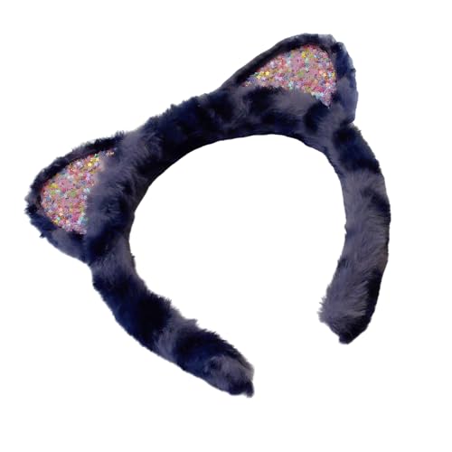 Haarreifen Mit Katzenohren Leopardenmuster Kopfbedeckung Für Kinder Und Erwachsene Festival Stirnbänder Für Halloween Cosplay Und Festivalpartys von Fcnjsao
