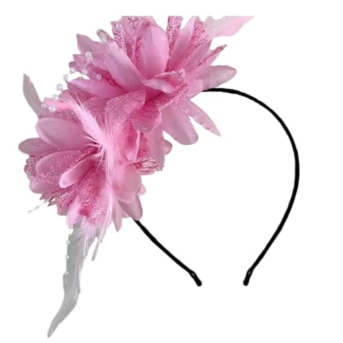 Luxuriöses Weiches Gefiedertes Haarteil Blumen Kopfbedeckung Verstellbares Stirnband Für Halloween Festival Kostüm Coplay Party Luxuriöses Weiches Gefiedertes Haarteil Blumen Kopfbedeckung Verstellbares Stirnband Für Halloween Festival Kostüm Coplay Party von Fcnjsao