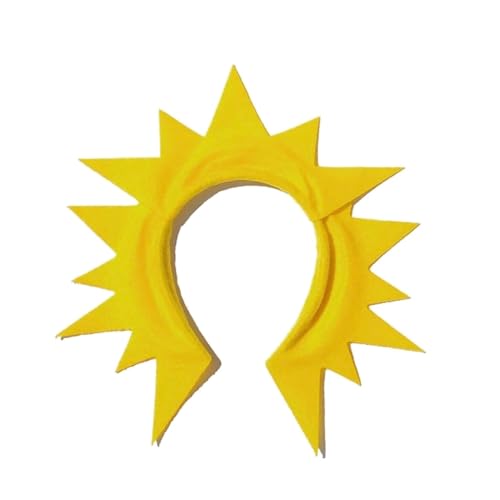 Stilvoller Sonnenelefant Haarreif Auffälliger Kopfschmuck gelbe Kopfbedeckung für Bühne Halloween Cosplay Rollenspiele Mond Stirnbänder Stilvoller Sonnenelefant Haarreif Auffälliger Kopfschmuck gelbe Kopfbedeckung für Bühne Halloween Cosplay Rollenspiele Mond Stirnbänder von Fcnjsao