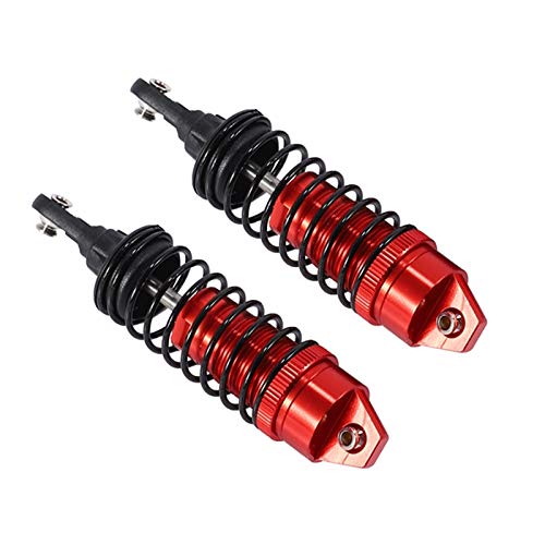 Fcuajdkq Aluminium-Dämpfungsfedern vorne und hinten, 4 Stück, für 1/10 Slash RC Auto, Rot Fcuajdkq Aluminium-Dämpfungsfedern vorne und hinten, 4 Stück, für 1/10 Slash RC Auto, Rot von Fcuajdkq