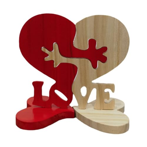 Fcuajdkq "Amor Holzpuzzle-Block, Ornament, Skulptur, Holz-Ornamente Fcuajdkq "Amor Holzpuzzle-Block, Ornament, Skulptur, Holz-Ornamente von Fcuajdkq