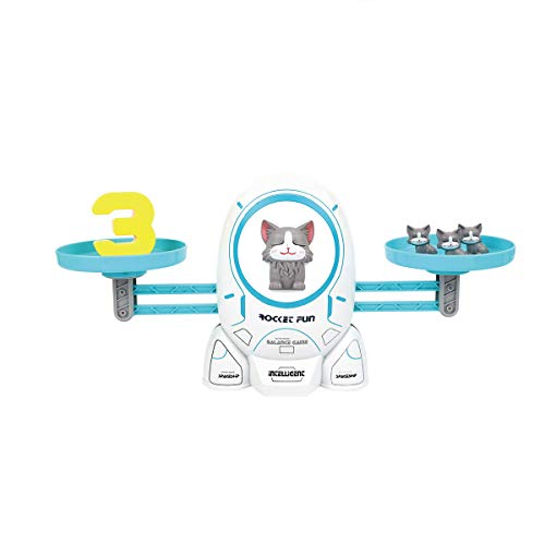 Fcuajdkq Balance Math Lernspielzeug, Spiele für Kinder, Vorschulaktivitäten, Lernspielzeug für kleine Kinder, Mädchen (B) von Fcuajdkq