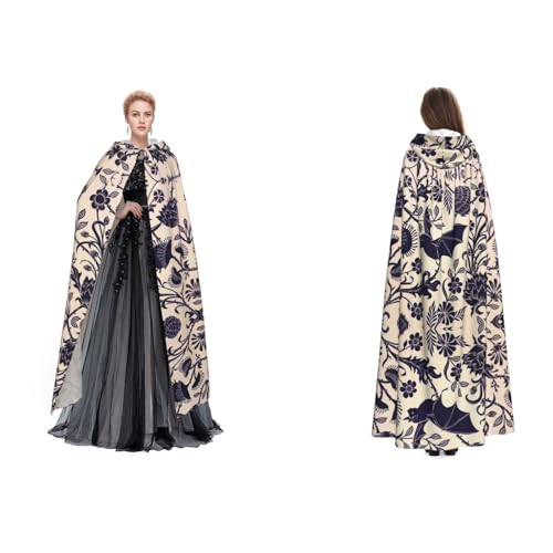 Fdfekgvplp Fledermausmuster bedruckter Kapuzenumhang Halloween Mittelalter Kostüm Erwachsene Cosplay langer Umhang für Damen und Herren Fdfekgvplp Fledermausmuster bedruckter Kapuzenumhang Halloween Mittelalter Kostüm Erwachsene Cosplay langer Umhang für Damen und Herren von Fdfekgvplp
