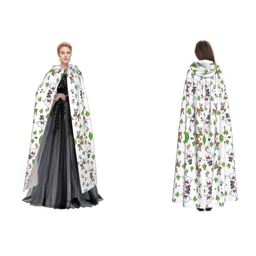 Fdfekgvplp Frohe Weihnachten Happy Bedruckter Kapuzenumhang Halloween Mittelalter Kostüm Erwachsene Cosplay Langer Umhang für Damen und Herren Fdfekgvplp Frohe Weihnachten Happy Bedruckter Kapuzenumhang Halloween Mittelalter Kostüm Erwachsene Cosplay Langer Umhang für Damen und Herren von Fdfekgvplp