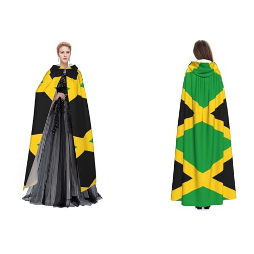 Fdfekgvplp Jamaika-Flagge, bedruckter Kapuzenumhang, Halloween, Mittelalter-Kostüm, Erwachsene, Cosplay, langer Umhang für Damen und Herren Fdfekgvplp Jamaika-Flagge, bedruckter Kapuzenumhang, Halloween, Mittelalter-Kostüm, Erwachsene, Cosplay, langer Umhang für Damen und Herren von Fdfekgvplp
