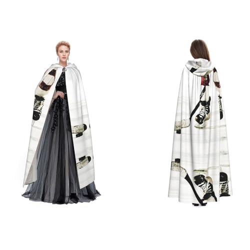 Fdfekgvplp Kapuzenumhang mit Eishockey-Muster, bedruckt, Halloween, Mittelalter-Kostüm, Erwachsene, Cosplay, langer Umhang für Damen und Herren Fdfekgvplp Kapuzenumhang mit Eishockey-Muster, bedruckt, Halloween, Mittelalter-Kostüm, Erwachsene, Cosplay, langer Umhang für Damen und Herren von Fdfekgvplp