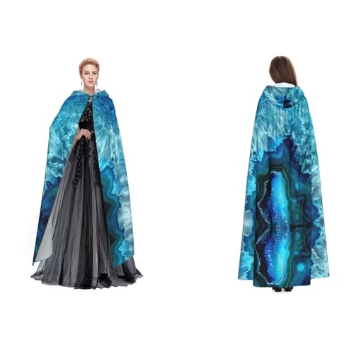 Fdfekgvplp Kapuzenumhang mit Kapuze, hellblau, für Halloween, Mittelalter, Kostüm, Erwachsene, Cosplay, langer Umhang für Damen und Herren Fdfekgvplp Kapuzenumhang mit Kapuze, hellblau, für Halloween, Mittelalter, Kostüm, Erwachsene, Cosplay, langer Umhang für Damen und Herren von Fdfekgvplp