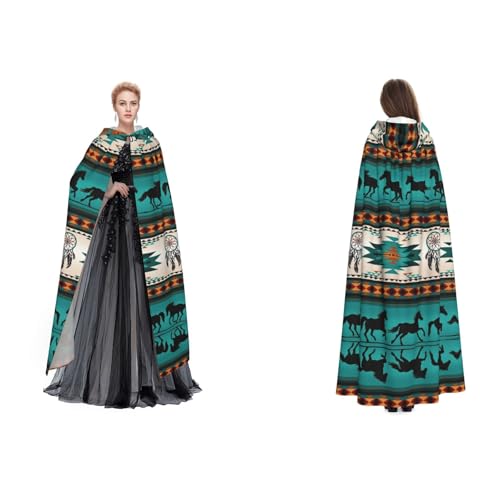 Fdfekgvplp Kapuzenumhang mit Pferdestreifenmuster, bedruckt, Halloween, Mittelalter-Kostüm, Erwachsene, Cosplay, langer Umhang für Damen und Herren Fdfekgvplp Kapuzenumhang mit Pferdestreifenmuster, bedruckt, Halloween, Mittelalter-Kostüm, Erwachsene, Cosplay, langer Umhang für Damen und Herren von Fdfekgvplp