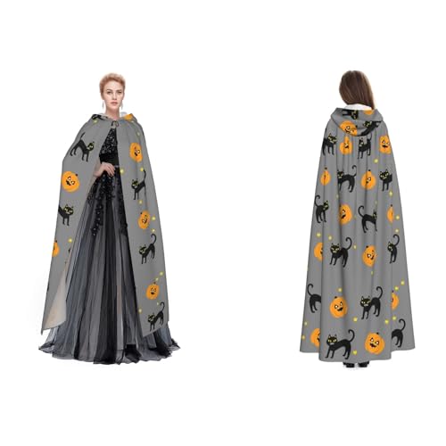 Fdfekgvplp Kürbis Totenkopf bedruckter Kapuzenumhang Halloween Mittelalter Kostüm Erwachsene Cosplay langer Umhang für Damen und Herren Fdfekgvplp Kürbis Totenkopf bedruckter Kapuzenumhang Halloween Mittelalter Kostüm Erwachsene Cosplay langer Umhang für Damen und Herren von Fdfekgvplp