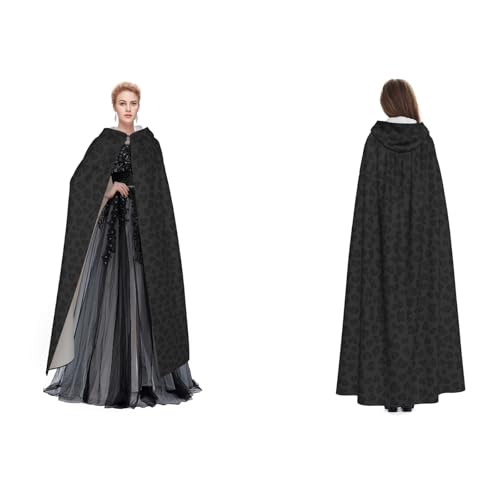 Fdfekgvplp Leopardenmuster, bedruckter Kapuzenumhang, Halloween, Mittelalter-Kostüm, Erwachsene, Cosplay, langer Umhang für Damen und Herren Fdfekgvplp Leopardenmuster, bedruckter Kapuzenumhang, Halloween, Mittelalter-Kostüm, Erwachsene, Cosplay, langer Umhang für Damen und Herren von Fdfekgvplp