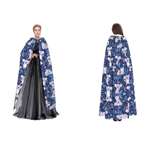 Fdfekgvplp Schöner Koala-Umhang mit Kapuze, Halloween, Mittelalter-Kostüm, Erwachsene, Cosplay, langer Umhang für Damen und Herren Fdfekgvplp Schöner Koala-Umhang mit Kapuze, Halloween, Mittelalter-Kostüm, Erwachsene, Cosplay, langer Umhang für Damen und Herren von Fdfekgvplp