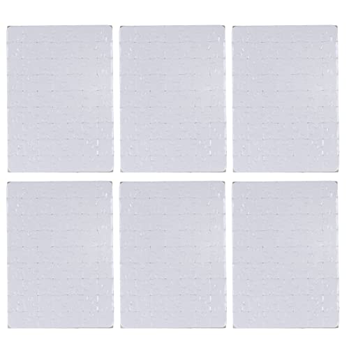 Blanko-Puzzles, 6er-Set Zum Selbermachen, für Teile, 63 Stück, 13 X 18 Cm, Weiße Zahnrad-Rohlinge von Fdit