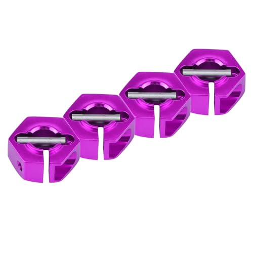 Fdit Aluminiumlegierungs -Rad -Hub Adapter Paket, Alle 1/10 Skale RC Modelle, Mehrfachfarbe und Dicke Optionen Lösen (6,0 mm lila) von Fdit