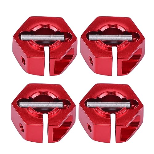 Fdit Aluminiumlegierungs -Rad -Hub Adapter Paket, Alle 1/10 Skale RC Modelle, Mehrfachfarbe und Dicke Optionen Lösen (6,0 mm rot) von Fdit