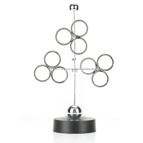 Fdit Batteriebetriebenes Perpetual -Bewegungsmodell, Perpetual Motion Revolving Modell, Großartiger Schreibtisch Spaß für Home Office Tisch von Fdit