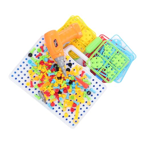 Fdit Bauspiele mit Spielzeugbohrer, 239 Teilen Bohrer und Schraubendreher -Puzzle -Kit Mosaic Drill Set Educational Building Toys Kit für Fdit Bauspiele mit Spielzeugbohrer, 239 Teilen Bohrer und Schraubendreher -Puzzle -Kit Mosaic Drill Set Educational Building Toys Kit für von Fdit
