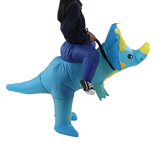 Fdit Cosplay-Kostüm, Bequemes Aufblasbares Dinosaurier-Kostüm für Oster-Eröffnungsfeiern (Erwachsene 160‑190 cm) von Fdit