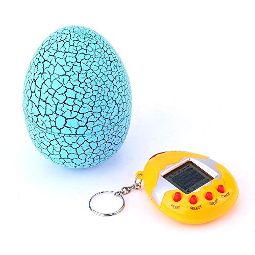 Fdit Virtuelle digitale Schale für Kinder, kleine Spielmaschine, tragbar, elektronisches Spielzeug (blau) von Fdit