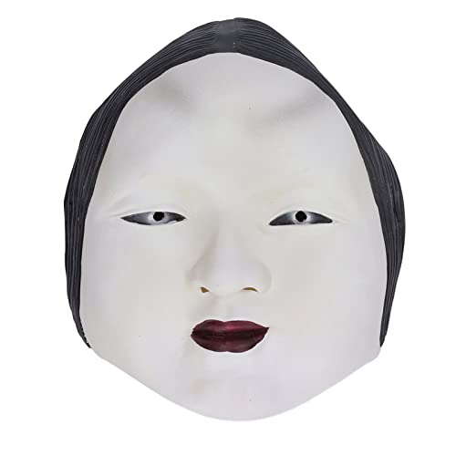 Fdit Halloween-Maske aus Latex, Horror-Frauenmaske mit Leuchtendem Effekt, Geeignet für Heimdekoration, Kostüm-Verkleidung von Fdit