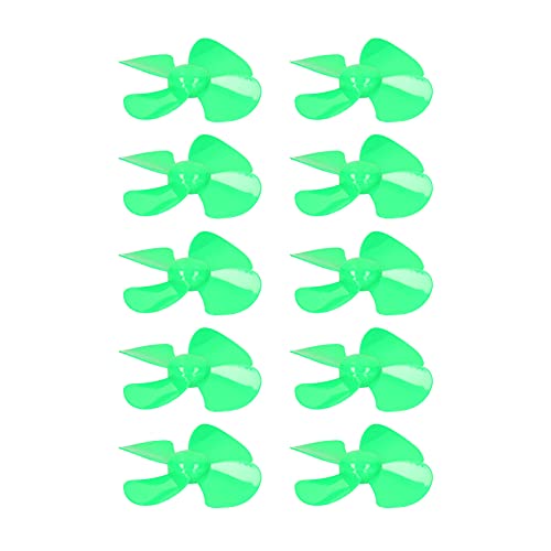 Fdit Hochleistung 4 Blades Propeller -Spielzeugmodell Rotierendes Zubehör mit 2 Mm Loch XR -1550 für den Austausch von Bootspropellern (Green) von Fdit