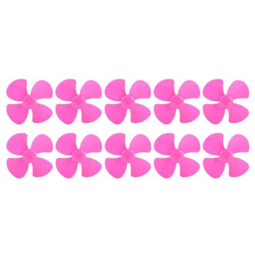 Fdit Hochleistung 4 Blades Propeller -Spielzeugmodell Rotierendes Zubehör mit 2 Mm Loch XR -1550 für den Austausch von Bootspropellern (Rosenrot) von Fdit
