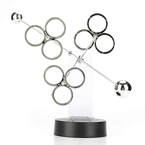Fdit Perpetual Motion Revolving Model, Science Physics Gadget Desktop Dekoration Bewegung Spielzeug für Zuhause und Büro von Fdit