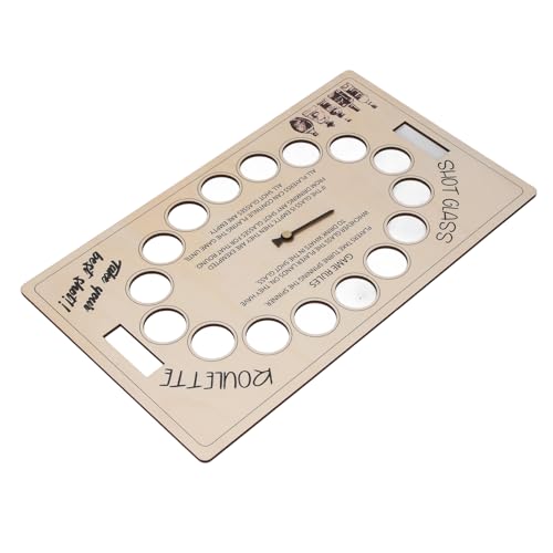 Premium Buchsbaum-Schnaps-Trinkspiel, Stabiles Holzbrett für Erwachsene, Ideal für Partynächte, Feiertagsfeiern und Barspiele Premium Buchsbaum-Schnaps-Trinkspiel, Stabiles Holzbrett für Erwachsene, Ideal für Partynächte, Feiertagsfeiern und Barspiele von Fdit