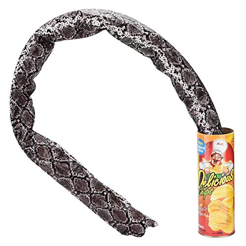 Yosoo Fdit Snake Trick Toy Kartoffelchip-Dose lustige Streiche Witz Sprung Pop Out Spring Party für Scherzartikel Geschenk Geburtstags Aprilscherz Spielzeug von Fdit