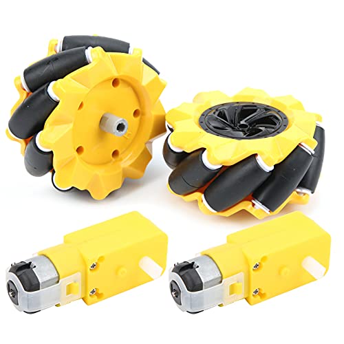 Fdit -Spielzeugkomponenten Mecanum Wheel für TT -Getriebemotor, 80 Mm, Glatt Laufen und Vielseitig Fdit -Spielzeugkomponenten Mecanum Wheel für TT -Getriebemotor, 80 Mm, Glatt Laufen und Vielseitig von Fdit