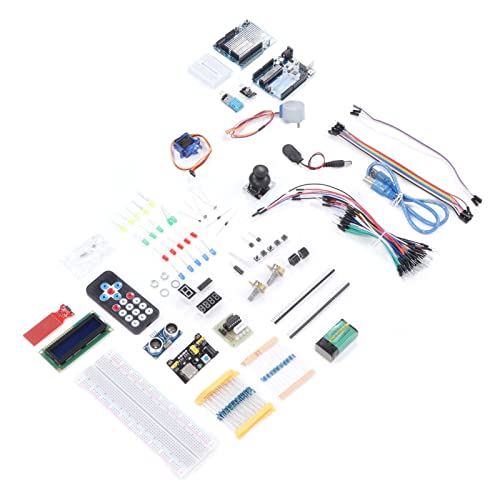 Fdit Super Starter Kit Set von Elektronischen Komponenten mit Stromversorgung und Mehreren Modulen, um Anfänger zu Programmieren von Fdit