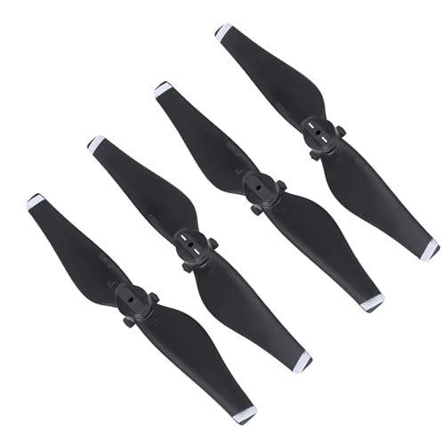 Fdit Tragbare Schnellfreisetzungs -Propeller für Air Drone, Harte Kohlefaserblätter mit Hoher Spannung, 2 Color 2pairs/Set für Begeisterte Drohnenpiloten (Weiße Kante) von Fdit