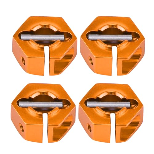 Fdit Universal Hohe Qualität 12mm Rad Hub-Hub-Adapter für HSP 1/10 Skala RC-Auto, Lösen von Schüttelproblem (5,0 mm golden) von Fdit