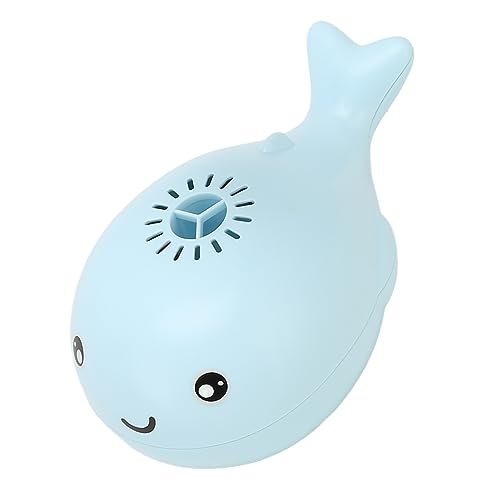 Fdit Walspielspielzeug Schwimmendem Ball, Cartoon -Stil Elektrisches Blowing Blosing Ball Toy USB -Ladung Kleines Fanspielzeug für Partys, Festivals und Feiertage (Blue) von Fdit