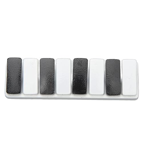 Fdit Zinklegierungs-Klaviertasten-Schiebespielzeug mit Metallknöpfen, Tragbares Stressabbau-ADHS-Zappelspielzeug (White) von Fdit