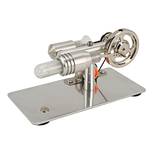Goldener Stirlingmotor-Bausatz, Physisches Stirlingmotormodell mit Zinklegierungs-Edelstahlglas, Geräuscharmer und Schadstoffarmer Stirlingmotor für Lehrer Goldener Stirlingmotor-Bausatz, Physisches Stirlingmotormodell mit Zinklegierungs-Edelstahlglas, Geräuscharmer und Schadstoffarmer Stirlingmotor für Lehrer von Fdit