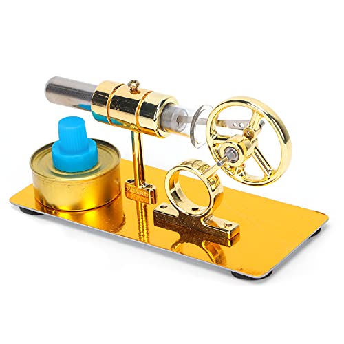 Mini-Heißluftmotor-Spielzeug, Pädagogisches Einzelschwungrad-Wissenschaftsexperimentset, Wärmemotor-Modell, Stromgenerator für das Physik-Lernen Mini-Heißluftmotor-Spielzeug, Pädagogisches Einzelschwungrad-Wissenschaftsexperimentset, Wärmemotor-Modell, Stromgenerator für das Physik-Lernen von Fdit