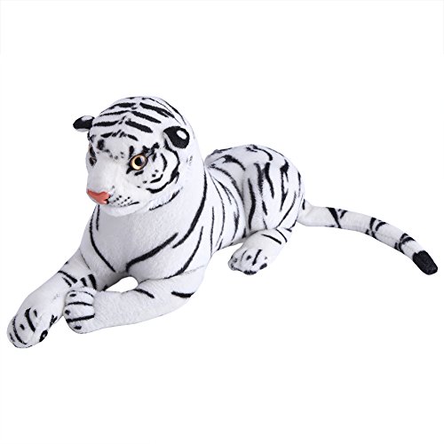 Yosoo Künstliche Plüsch Tiger Simulation Realistische Tier Weiß Weiche Stofftier Kinder Geburtstag Geschenk 30 cm / 11.81inch von Fdit