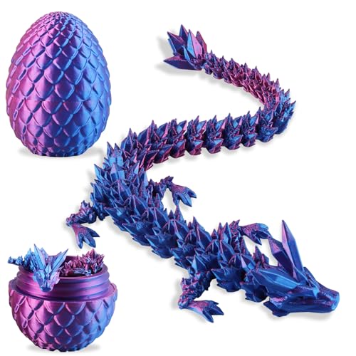 FePen Drachenei, Kristall Drache Im Ei, Drachen Im Ei, Drache Im Ei, Mystery Dragon Egg (Purple) von FePen