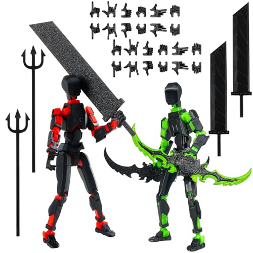 FePen T13 Action Figure (Gebildet), Hiros 13 Figure, Titan 13 Actionfigur, Lucky Mit Waffen, Spielzeug Für Desktop-Dekoration, Sammlung, Kreatives Design von FePen