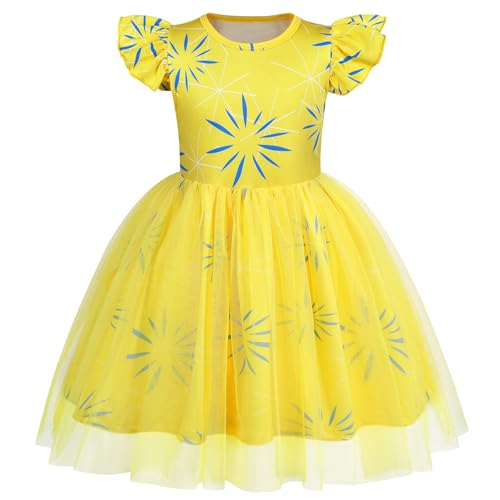 Febbabe Kinder Joy Kostüm Cartoon Cosplay Tüll Tutu Kleid Mädchen Flattern Prinzessin Verkleidung für Halloween Geburtstag Party Gelb 5-6 Jahre Febbabe Kinder Joy Kostüm Cartoon Cosplay Tüll Tutu Kleid Mädchen Flattern Prinzessin Verkleidung für Halloween Geburtstag Party Gelb 5-6 Jahre von Febbabe