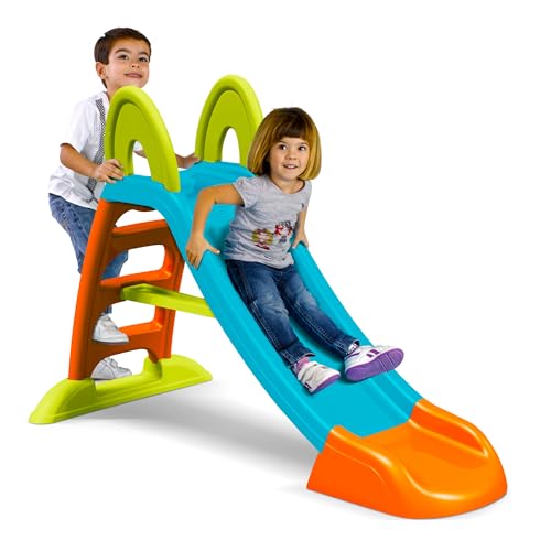 FEBER - Slide Plus Wasserrutsche, mit Schlauchloch, rutschfeste Treppe, Mehrfarbig, strapazierfähig und leicht zu montieren, für Kinder von 2 bis 7 Jahren, FAMOSA (FEL08000) FEBER - Slide Plus Wasserrutsche, mit Schlauchloch, rutschfeste Treppe, Mehrfarbig, strapazierfähig und leicht zu montieren, für Kinder von 2 bis 7 Jahren, FAMOSA (FEL08000) von Feber