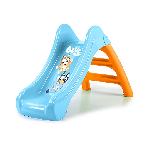 FEBER - First Slide Bluey Kinderrutsche, kleine Größe, mit Schlauchöffnung zur Umwandlung zur Wasserrutsche, für Jungen und Mädchen ab 1 Jahr, berühmt (FEU1000) von Feber
