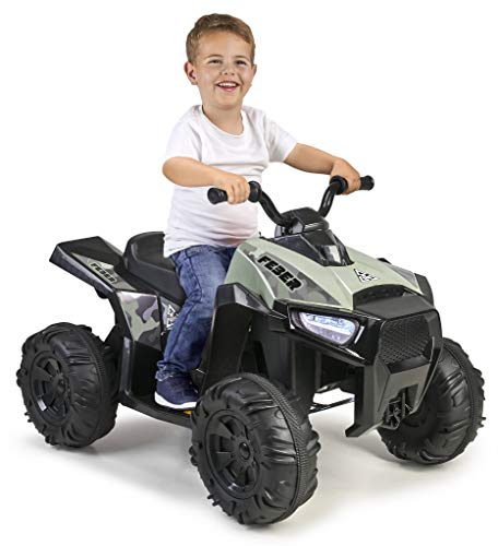 Feber Elektro-Quad für Kinder, Pink, 85.5 L x 58 W x 59 H cm von Feber